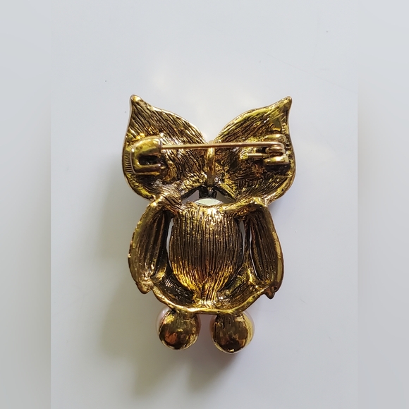 Multicolored Rhinestone Brooch - Picture 2 of 2